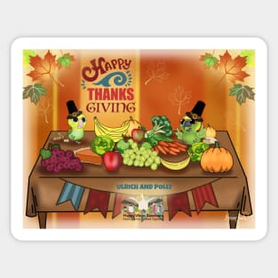 HWS Holiday Collection! Happy Thanksgiving! Sticker